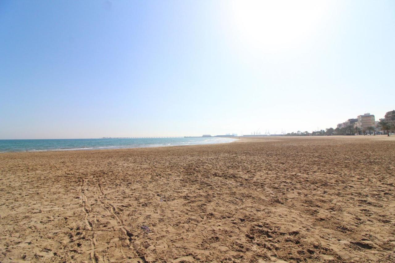 Global Properties, Apartamento En Primera Linea, Playa Sagunto Exterior foto
